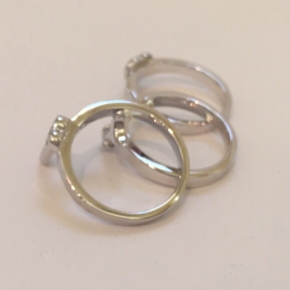 Beyond Rings Stackable Ring Set- Heart Key Arrow - Picture 4 of 4